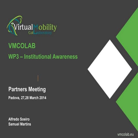 VMCOLAB - Padova Meeting - WP3
