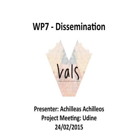 WP7 -­‐ Dissemination
