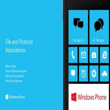 Windows Phone 8 - 11 App to App Communication