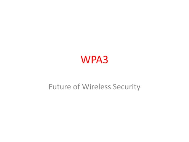 Wpa3
