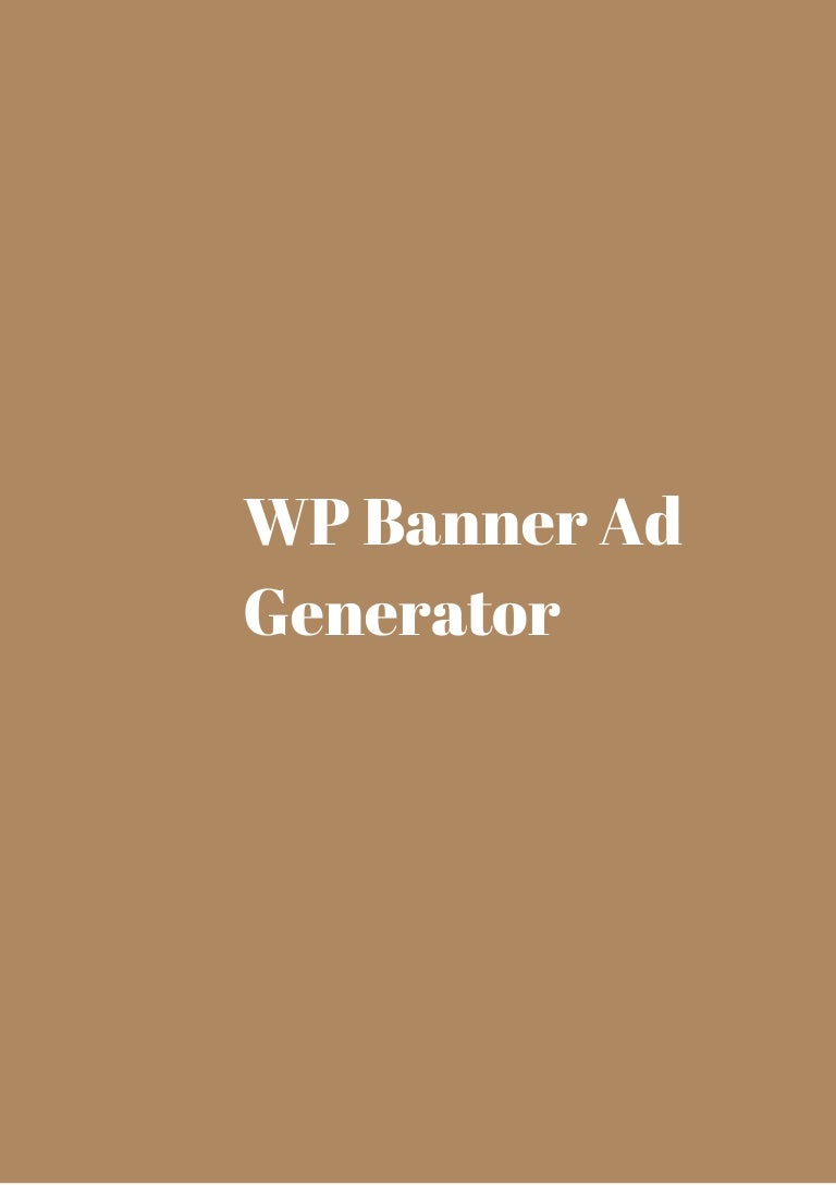 Wp Banner Ad Generator Honest Review