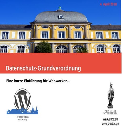 Einführung in die Datenschutz-Grundverordnung für Webseitenbetreiber