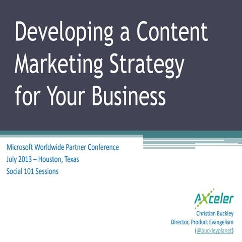 Developing a Content Marketing Strategy for Your Business