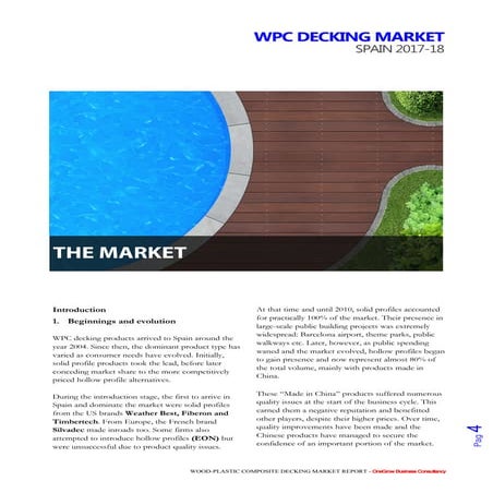 WPC decking spanish market report-2017-18- The Distribution Channel | PDF