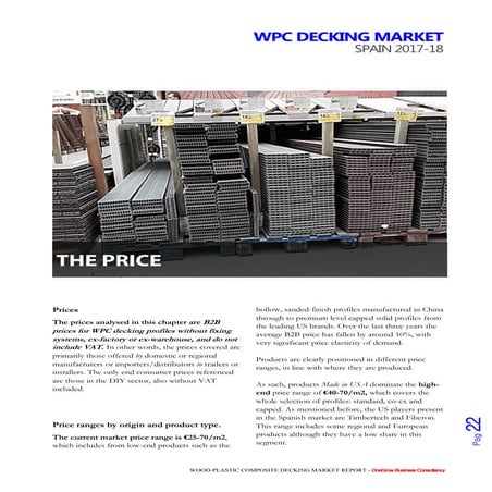 WPC decking spanish market report-2017-18- The Distribution Channel | PDF