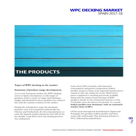 WPC decking spanish market report-2017-18- The Distribution Channel | PDF