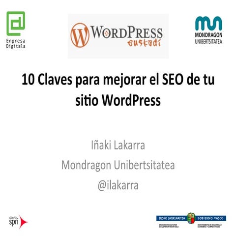 10 Claves para mejorar el SEO de tu sitio Wordpress