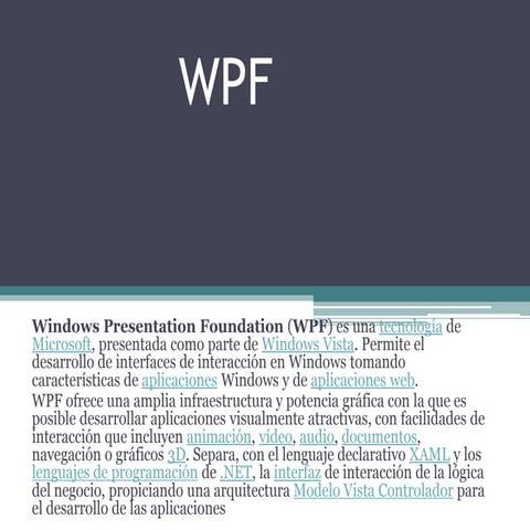 WPF Windows Presentation Foundation.By Henry | PPT