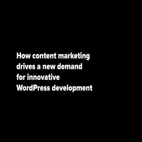 WordPress Kitchen 2014 - Lars Magnus: How content marketing drives a new dema...