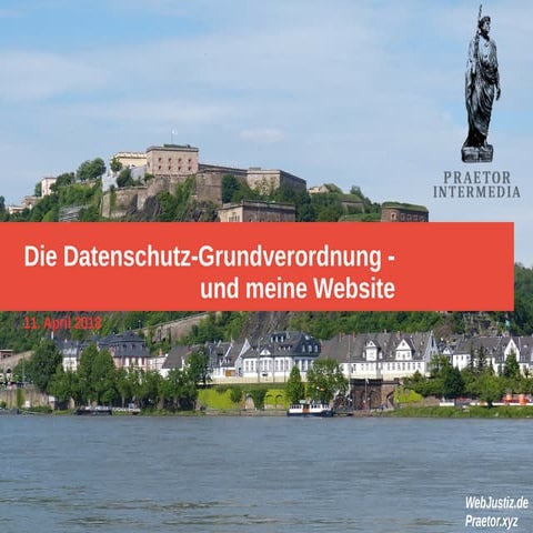 Die Datenschutz-Grundverordnung - und meine Website