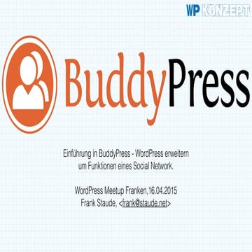 Wp meetup franken-buddy-press-einführung