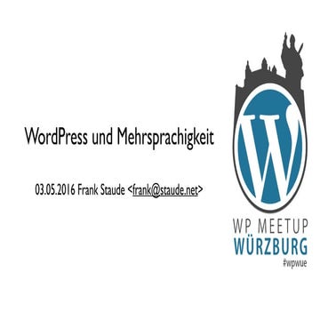 WordPress und Mehrsprachigkeit