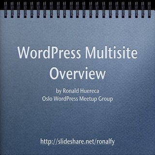 WordPress Multisite General Overview
