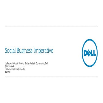 Social Business Imperative Women's President Organization