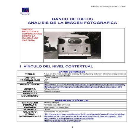 Análisis ganador 2005 World Press Photo