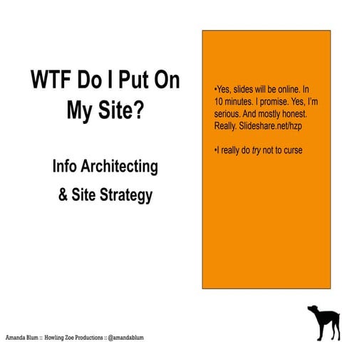 WP Meetup PDX Slides on Site Strategy
