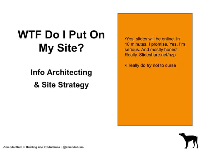 WP Meetup PDX Slides on Site Strategy