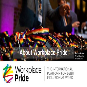 About Workplace Pride - Tech at Workplace Pride Event Eindhoven