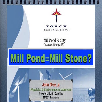 Mill Pond = Mill Stone?