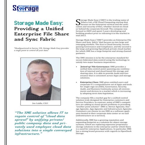 Providing a Unified Enterprise File Share & Sync Fabric