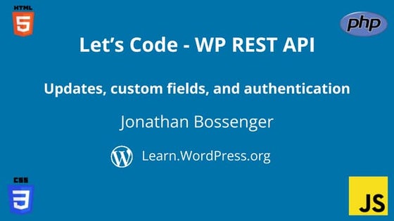 Using the WP REST API | PPT