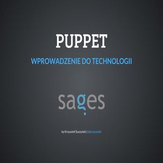 Wprowadzenie do technologii Puppet