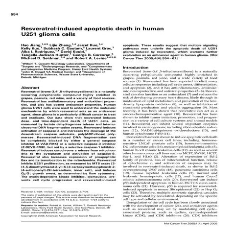 Grape Seed Extract : A potential Cancer suppressing agent | PPTX