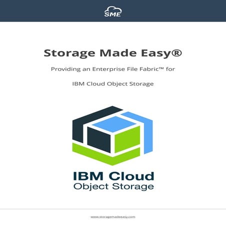 The Enterprise File Fabric for IBM COS