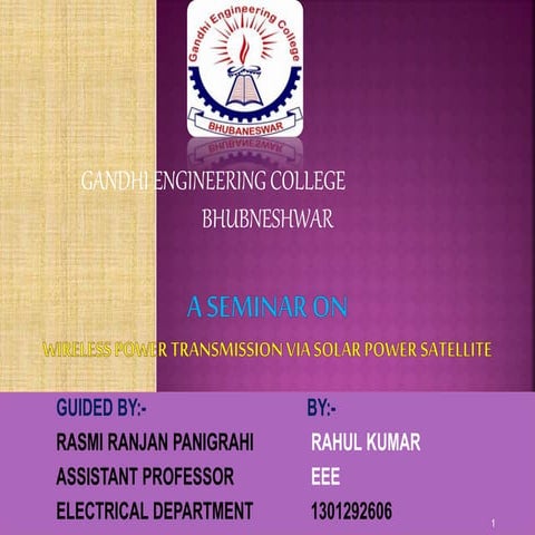 wireless power transmission(SPS)