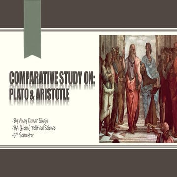 Comparative Study on Aristotle and Plato