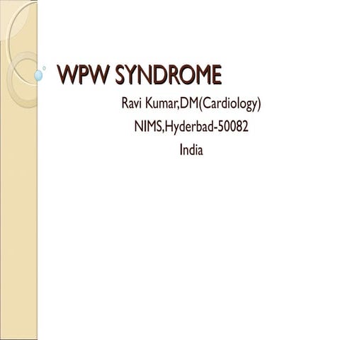 Wpw syndrome
