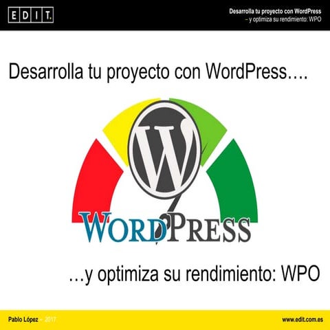 WordPress y WPO