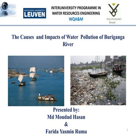 The Causes  and Impacts of Water  Pollution of Buriganga River​