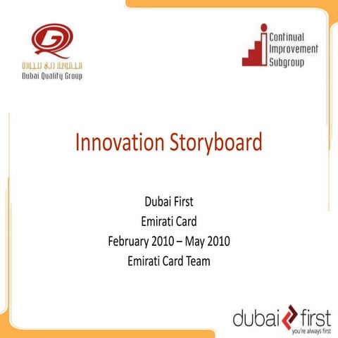 WQD2011 - INNOVATION - Dubai First - Emirati Card