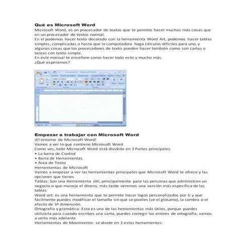 Manual de word | DOCX