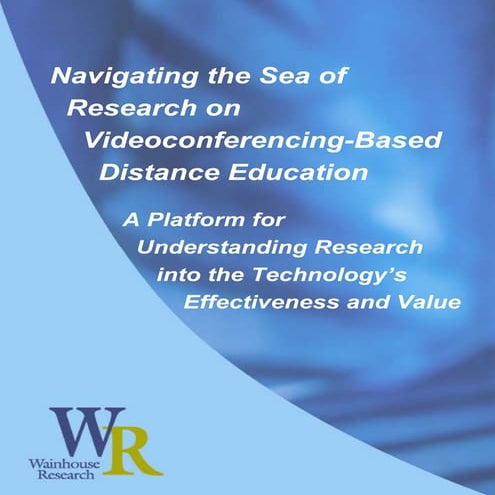 WR Paper: Navigating Research on Videoconferencing based ...