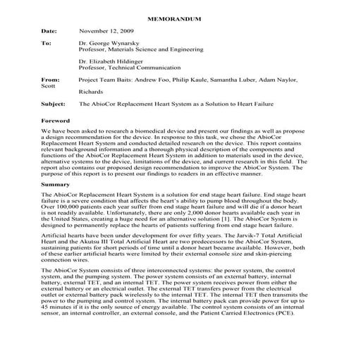 AbioCor Heart System