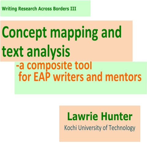 Concept mapping and text analysis (WRAB3 poster)