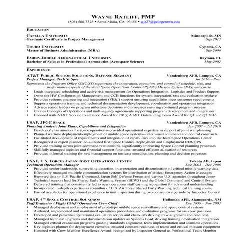 WRatliff Resume