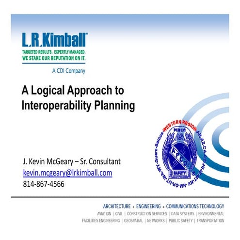 A Logical Approach to Interoperability Planning