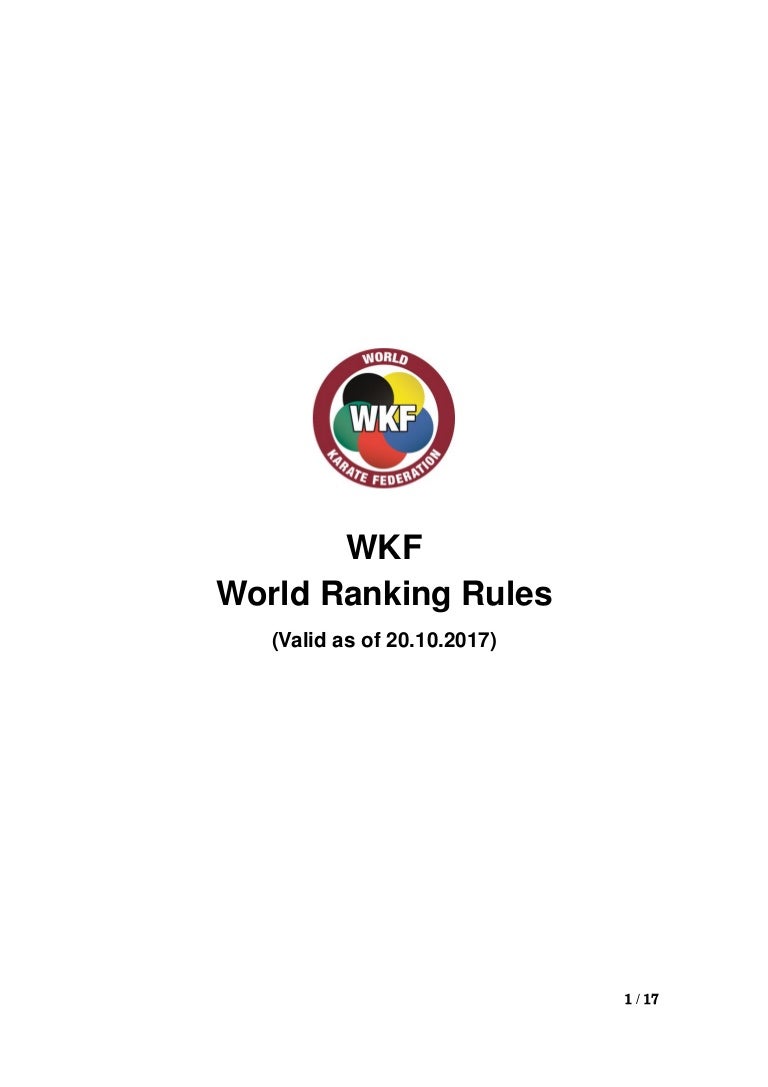 Wrc Ranking Regulations Wrc Ranking Regulations