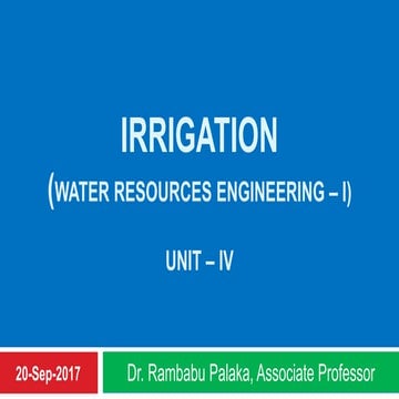 Irrigation