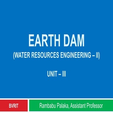 Earthen Dam
