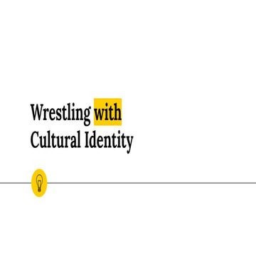 Wrestling with Cultural Identity - 757ColorCoded 2018