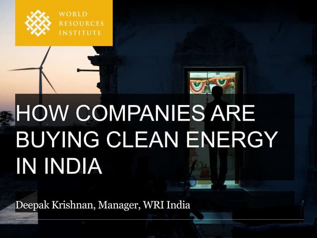 How Companies Are Buying Clean Ener...