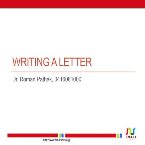 Writing a letter - Task 1 GT