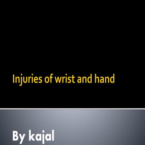 elbow and wrist and hand fracture with management