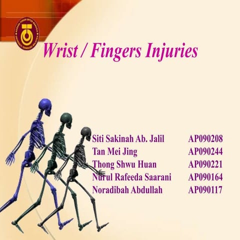 Sport Injuries - Wrist and Fingers Injuries