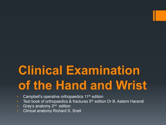 The Hand Anatomy Part 1 | PPT