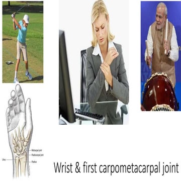 Wrist & I carpometacarpal.pptx